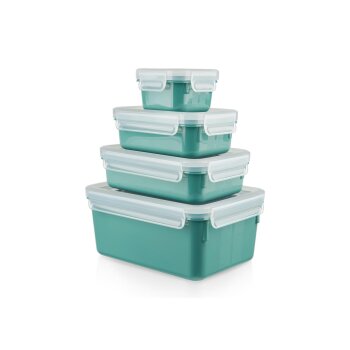 emsa Frischhaltedosen-Set Clip & Close Color Edition,...