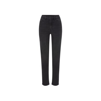esmara® Damen Thermo-Jeans, Straight Fit, normale Leibhöhe (Dunkelgrau, 44) - B-Ware sehr gut