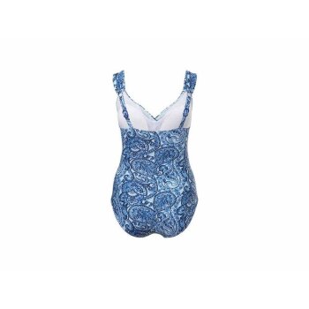 CRIVIT Damen Badeanzug, 46, blau/Muster - B-Ware neuwertig
