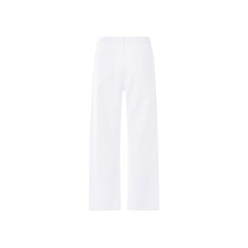esmara® Damen Jeans, Wide Leg, hohe Leibhöhe (Weiß, 44) - B-Ware Beschädigt