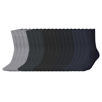 esmara Men Herren Socken, 20 Paar (grau/dunkelgrau/navy,...
