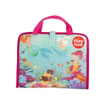 Playtive Reise-Wassermalmatte mit Wasserstift (Meerjungfrau) - B-Ware neuwertig