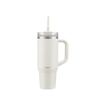 BODUM Reisebecher mit Henkel und Silikonstrohhalm...