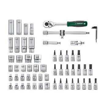 PARKSIDE® Steckschlüssel-Satz »PSSS 65 A1«, 65-teilig - B-Ware neuwertig