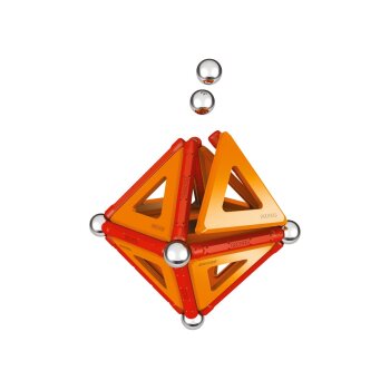 Geomag Magnet-Bausatz Classic, orange, 35-teilig - B-Ware...