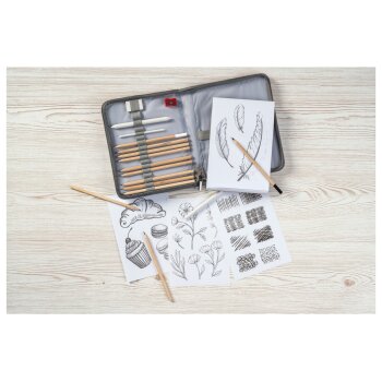 crelando® Künstler-Etui (Reiseset Skizze) - B-Ware sehr gut