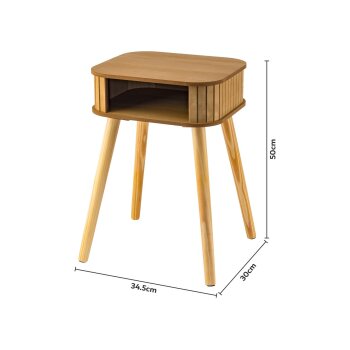 LIVARNO® Beistelltisch, mit offenem Fach - B-Ware Transportschaden Kosmetisch