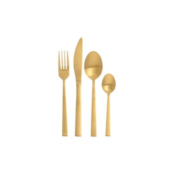 SILVERCREST® Besteck, aus Edelstahl, gold - B-Ware...