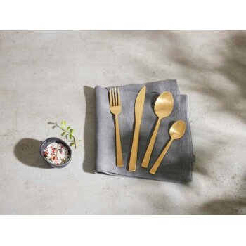 SILVERCREST® Besteck, aus Edelstahl, gold - B-Ware...