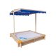 lupilu® Holzsandkasten, mit Dach und Eisdiele - B-Ware gut
