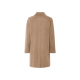 esmara® Damen-Mantel, in eleganter Veloursoptik, 46, braun - B-Ware Beschädigt