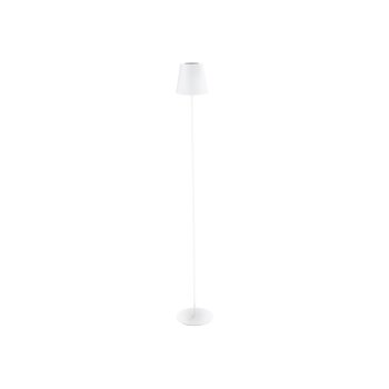 LIVARNO home Akkubetriebene LED-Stehleuchte, mit USB und Touchdimmer, weiß - B-Ware gut