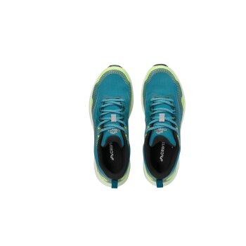 CRIVIT Damen Laufschuh wasserdicht (blau/grün, 38) - B-Ware neuwertig