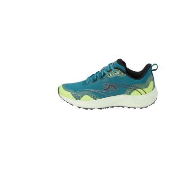 CRIVIT Damen Laufschuh wasserdicht (blau/grün, 38) - B-Ware neuwertig