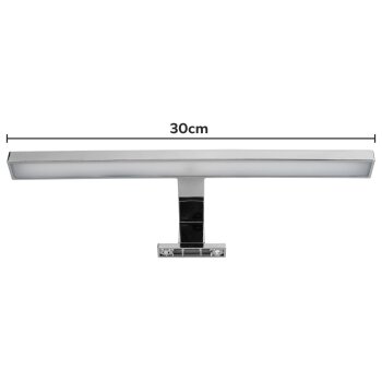 LIVARNO® LED-Schrank-/Spiegelleuchte (Chrom) - B-Ware...