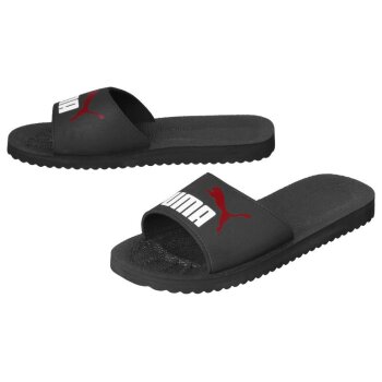 Puma Herren Badepantoletten, 46, schwarz - B-Ware neuwertig