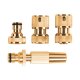 PARKSIDE® Messing-Stecksystem / Messing-2-Wege-Verteiler / Wasserhahn Messing / Messing-Gartenspritze - B-Ware