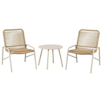 LIVARNO® Gartenmöbel-Set, 3-teilig - B-Ware