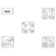 PARKSIDE® Neodym-Magnete / Magnethalter mit Clip / Magnethaken / Ösenmagnete / Senkkopf-Topfmagnet-Set - B-Ware