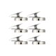 PARKSIDE® Neodym-Magnete / Magnethalter mit Clip / Magnethaken / Ösenmagnete / Senkkopf-Topfmagnet-Set - B-Ware