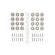 PARKSIDE® Neodym-Magnete / Magnethalter mit Clip / Magnethaken / Ösenmagnete / Senkkopf-Topfmagnet-Set - B-Ware