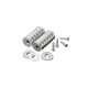 PARKSIDE® Neodym-Magnete / Magnethalter mit Clip / Magnethaken / Ösenmagnete / Senkkopf-Topfmagnet-Set - B-Ware