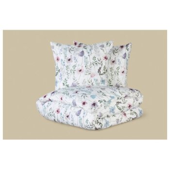 LIVARNO® Renforce Bettwäsche, 220 x 200 cm, Blumen - B-Ware sehr gut