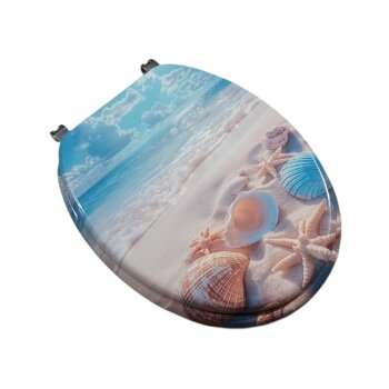 Ribelli Toilettendeckel, O-Form, Absenkautomatik,...