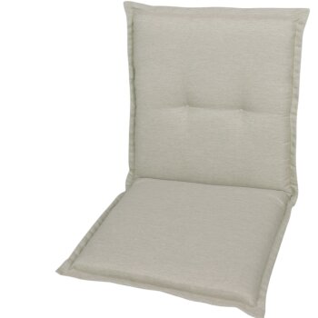GO-DE Sesselauflage niederlehner 100x7x50 cm, beige -...