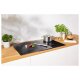 LIVARNO home Abdeckplatten Glas Quadratisch (Steinoptik) - B-Ware Transportschaden Kosmetisch