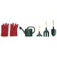 lupilu® Schubkarre mit Gartenwerkzeug, 7-teilig - B-Ware sehr gut