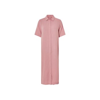 esmara® Damen-Midikleid Modernes Midikleid Kleid in Midi-Länge Damenkleid in Midi-Länge (Rosa, L(44/46)) - B-Ware neuwertig