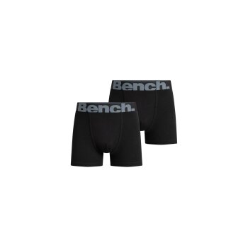 BENCH Herren-Boxershorts, 2 Stück, XXL, schwarz -...