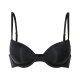 esmara® Damen Bügel-BHs, 2 Stück, gepaddete Cups (schwarz/beige, 80B) - B-Ware neuwertig
