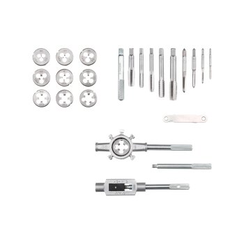 PARKSIDE® 21-teiliges Gewindebohrer-Schneideisen-Set...