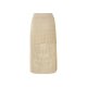 esmara® Damen-Rock, Midi, XS, beige - B-Ware sehr gut