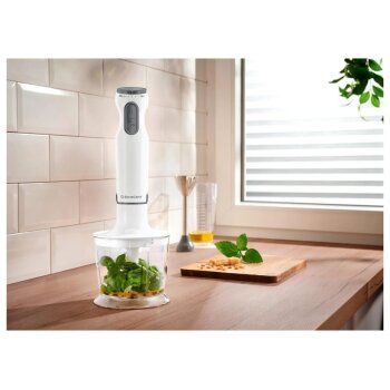 SILVERCREST® Stabmixer-Set »SSMS 600 G1«, 4-teilig (Weiß) - B-Ware neuwertig