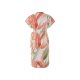 esmara® Damen Leinenkleid / Leinen-Wickelkleid, leger geschnitten (apricot/taupe, 34) - B-Ware neuwertig