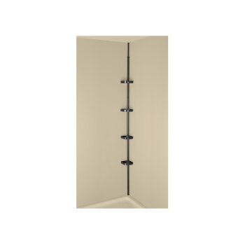 LIVARNO® Teleskop-Badregal (Schwarz) - B-Ware gut