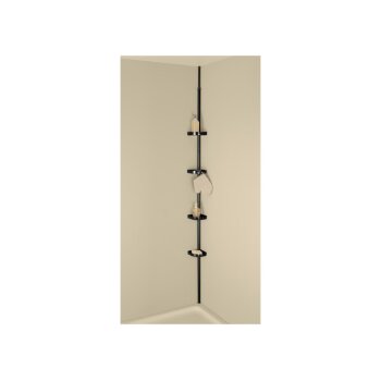 LIVARNO® Teleskop-Badregal (Schwarz) - B-Ware gut