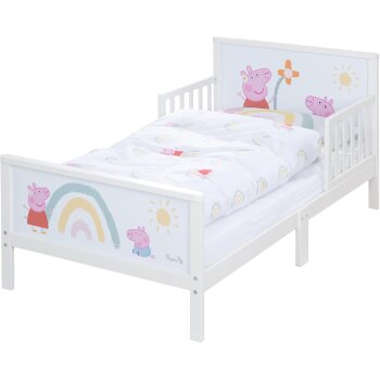 roba Kinder-Themenbett Peppa Pig, 70 x 140 cm, inkl. Bettwäsche & Lattenrost - B-Ware neuwertig