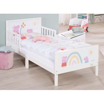 roba Kinder-Themenbett Peppa Pig, 70 x 140 cm, inkl. Bettwäsche & Lattenrost - B-Ware neuwertig