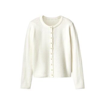 Esmara ® Damenstrickjacke mit Perlmuttknöpfen,...