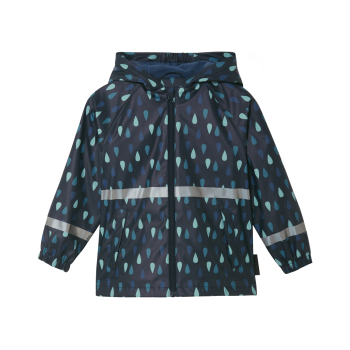 lupilu® Baby Kleinkinder Matsch- und Buddeljacke, gefüttert (navy/gemustert, 86/92) - B-Ware sehr gut