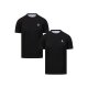 Reebok Herren-T-Shirt, 2 Stück, M, schwarz - B-Ware sehr gut