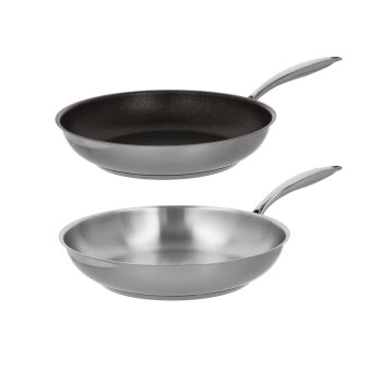SILVERCREST® Premium-Edelstahlpfanne, Ø 28 cm...