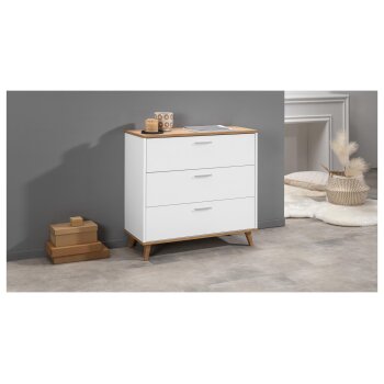 LIVARNO home Kommode »Corfu«, mit hochwertiger Eiche-Nachbildung - B-Ware neuwertig