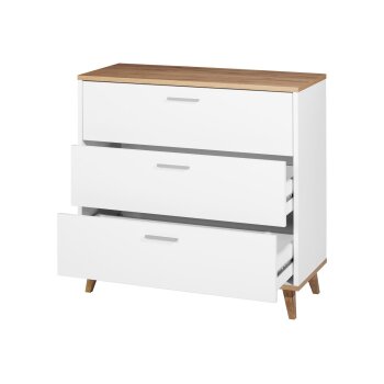 LIVARNO home Kommode »Corfu«, mit hochwertiger Eiche-Nachbildung - B-Ware neuwertig