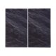 SILVERCREST® Glas-Herdabdeckplatten, 2 Stück (Schiefer) - B-Ware neuwertig