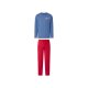 esmara® MEN Herren Pyjama, S, blau/rot - B-Ware sehr gut